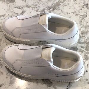 Sorel White Slip-On Sneakers